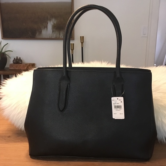 New w/tags Coach Carryall Tote Black - Picture 3 of 8